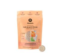 Qwetch - SOLID DRINKS - Goût Thé peche - pastille hydratation ice tea, boisson sans sucre, zero calorie, vitamines C et B, sans édulcorants, vegan, naturel, sport bureau voyage, 6 L