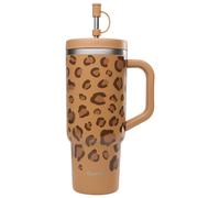 Qwetch - Travel Cup 900 ml Leopard Camel - Mug