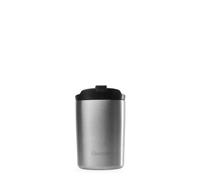 QWETCH - Travel Mug Isotherme - Inox Brossé m240ml - Thermo Café & Thé en Inox - 6h Chaud et 12h Froid - Étanche, Mug de voyage