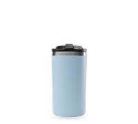 Qwetch - Travel Mug Isotherme Inox - Mug Matt Pastel Bleu - 350 ml