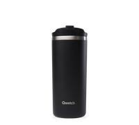 Qwetch - Travel Mug Isotherme Inox - Mug Noir - 470 ml