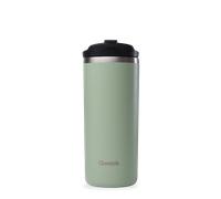 QWETCH - Travel Mug Isotherme - Vert Tilleul 470ml - Thermo Café & Thé en Inox - 6h Chaud et 12h Froid - Étanche, Mug de voyage