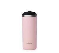 QWETCH - Travel Mug Isotherme - Rose Pastel 470ml - Thermos Café & Thé en Inox - 6h Chaud et 12h Froid - Sans BPA, Étanche, Mug de voyage