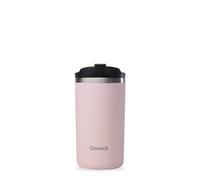 QWETCH - Travel Mug Isotherme - Rose Pastel 350ml - Thermo Café & Thé en Inox - 6h Chaud et 12h Froid - Étanche, Mug de voyage