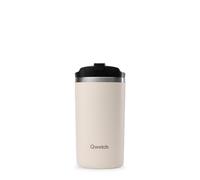 QWETCH - Travel Mug Isotherme - Sable 350ml - Thermo Café & Thé en Inox - 6h Chaud et 12h Froid - Étanche, Mug de voyage