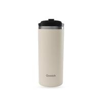QWETCH - Travel Mug Isotherme - Sable 470ml - Thermo Café & Thé en Inox - 6h Chaud et 12h Froid - Étanche, Mug de voyage