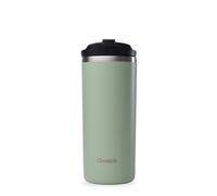 QWETCH - Travel Mug Isotherme - Vert Tilleul 470ml - Thermos Café & Thé en Inox - 6h Chaud et 12h Froid - Sans BPA, Étanche, Mug de voyage