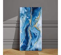 QWEZXCSA Lot de 10 Carreaux Adhésifs Effet Marbre 30X60 CM en Mousse PVC Imperméable Autocollants pour Crédence Cuisine Stickers Carrelage pour Salle de Bain et Panneaux Muraux,Style G-30x60cmx30pcs