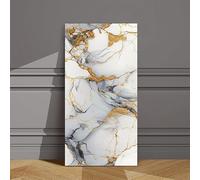 QWEZXCSA Lot de 10 Carreaux Adhésifs Effet Marbre 30X60 CM en Mousse PVC Imperméable Autocollants pour Crédence Cuisine Stickers Carrelage pour Salle de Bain et Panneaux Muraux,Style J-30x60cmx10pcs