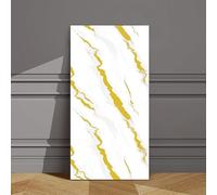 QWEZXCSA Stickers Muraux Effet Marbre,Lot de 10 Autocollants Muraux en PVC Imperméables et Résistants à l'huile pour Cuisine, Salle de Bain, Chambre à Coucher (Motif Marbre) 60 X 30 Cm