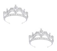 QWFVHJ Coiffe en Strass for Femmes, Serre-tête à Pince à Cheveux, 2 pièces de Luxe surdimensionnées for Femmes, Bandeaux de mariée