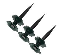 QWFVHJ Guide-Tuyau d'arrosage, protège-Tuyau for parterres de Fleurs, 3 pièces, Roue directionnelle d'arrosage de pelouse, Pointes de Guidage de Jardin durables for la Protection des Plantes