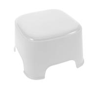 QWFVHJ Marchepied de Caravane, marchepied en Plastique, marchepied de Toilette, siège Souple en Plastique Robuste for Une Utilisation en Toute sécurité dans Les salles de Bain(White)
