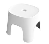 QWFVHJ Marchepieds de Caravane, Repose-Pieds en Plastique, Robuste, léger et antidérapant, idéal for la Cuisine, la Salle de Bain ou Les Chaussures(White)