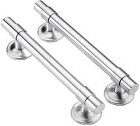 QWFVHJ Poignées de porte, boutons, 2 pièces, poignées tiroir réglables, grange en acier inoxydable for cuisine, armoire, placard, abri jardin, terrasse, modernes avec vis montage