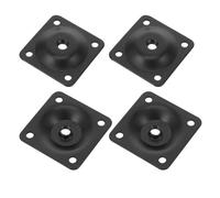 QWFVHJ Supports de Fixation for Pieds Table, plaques Meubles, 4 connecteurs for canapé, quincaillerie en Fer