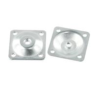 QWFVHJ Supports de Fixation for Pieds Table, plaques Meubles, lot 4 vis métalliques, Supports inclinés for Coussins canapé, chaises et Autres