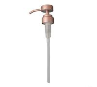 QWFVHJ Tête de Pompe, Distributeur Savon, tête en Acier Inoxydable 304, Taille du col Remplacement, doté d'un Ressort Robuste et Joint laminé Dessous(Rose Gold)