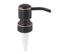 QWFVHJ Tête de Pompe, tête en Acier Inoxydable Type Poussoir for Bouteilles 28/400 for Utilisation Savon et Lotion(Orb)