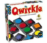 Iello Jeu de société Qwirkle – Petit format en bois, stratégique – Vert