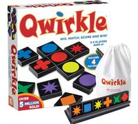 Qwirkle Jeu de société - Jeu de stratégie pour 2 à 4 joueurs à partir de 6 ans - Deluxe avec plateaux