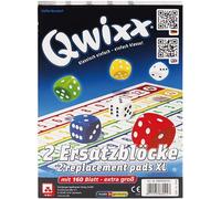 Qwixx 4021 Lot De 2 Blocs De Scores Supplémentaires (2 X 80 Fiches) Format Xl Jeu De Dés (Version Allemande)