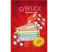 Qwixx Score Pads: 198 Qwixx Score Sheets, Qwixx Scoreboard Sheets 100 Pages 7x10 Inches