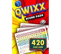 Qwixx Score Pads: 420 Small Colored Sheets For Quixx Board Game Lovers