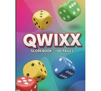 Qwixx scorebook: cuaderno puntuación Qwixx