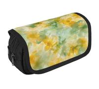 QWJKM Trousse à crayons pour homme et femme - Style floral - Trousse à crayons personnalisée de grande capacité - Trousse à crayons esthétique - Organiseur de bureau mignon pour fournitures de bureau,