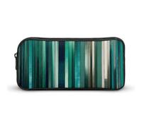 QWJKM Trousse à crayons pour homme et femme - Style jade clair - Trousse à crayons portable personnalisée - Trousse à crayons esthétique - Organiseur de bureau pour bureau, blanc, 8.7x2x4.7 inches