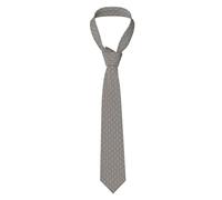 QWLEYCHN Cravate noire incurvée pour homme en tissu polyester classique mode simple luxe rétro business gentleman exquis imprimé noir, taille unique