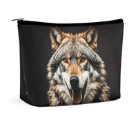 QWNMD Trousse de maquillage avec fermeture éclair pour rouge à lèvres Hungry Like A Wolf - Organiseur portable - Accessoires de toilette - 17 x 15 x 5,8 cm - Tendance, Hungry Like a Wolf, 6.8 X 5.9 X