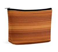 QWNMD Trousse de maquillage, trousse de maquillage, pochette à fermeture éclair, organiseur imprimé grain de bois, accessoires de toilette, grain de bois, 17 x 15 x 5,8 cm, tendance, Grain de bois.,