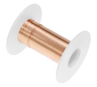 QWORK® 0.1 mm x 100 m Fil de Cuivre pur à 99,9% - Fil de cuivre T2, ConductivitéÉlevée, pour l'électrotechnique, les moteurs de bricolage et l'artisanat