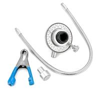 QWORK® 1/2" Jauge de Serrage Angulaire avec Bras Magnétique et Bras à Griffes Clé Dynamométrique à Bras Clip