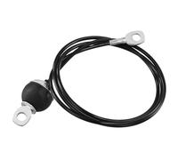 QWORK® 1.5m Câble en Acier avec Balle à Gravité pour Poulie Musculation de Poids, Attachement de Machine à câble, Capacité de Charge de 100 kg