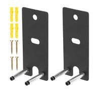 QWORK® 1 Paire De Supports Muraux Noir, Compatible avec Bose Lifestyle 650/700, Installation Facile