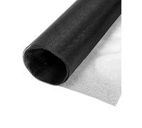 QWORK® 1 Pièces Rouleau Moustiquaire, Filet Moustiquaire En Fibre De Verre, 200 X 200 cm, Garde L'air Frais En Circulation, Noir, 18 Mailles