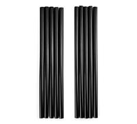 QWORK® 10 Pcs Bâtons de Colle Chaude, Bâtons de Colle Thermofusible pour Outils de Débosselage, Ø11mm x 270mm (Noir)