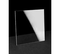 QWORK® 10 Pièces Feuilles Acryliques Transparentes, Plaque Plexiglas Transparent, 10x10cm, Pour Cadre Photo, Projets D'affichage, Peinture