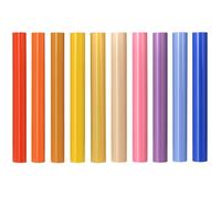 QWORK® 10 Pièces Vinyle thermocollant Textile, 30,5 x 25,4 cm Papier Transfert pour Textile, pour vêtements, Pantalons, Autres Tissus