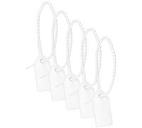 QWORK® 100 Pcs Scellés de Sécurité en Plastique pour Bagages et Rxtincteur (Blanc)