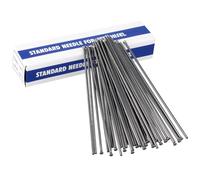 QWORK® 100 Pièces Aiguilles de Détartrage, Aiguilles pour Détartreurs à Aiguilles 3 mm x 180 mm, pour Industrielle Détartrage
