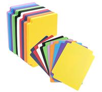 QWORK® 100 Pièces intercalaires cartes, 93,3x69mm cartes de séparation plastique, pour jeux, cartes de sport