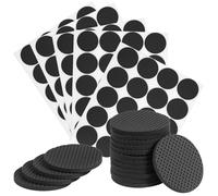 QWORK® 100 Pièces Patin Chaise Antiderapant 40mm x 3mm, Tampon Autocollant en Mousse EVA Haute Densité pour Pieds de Meubles