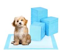 QWORK® 100 Pièces Tapis Chien Jetable, 45 x 33 cm Tapis de Dressage pour Animaux de Compagnie, Tapis Pipi Chien Très Absorbants, pour Chiots, Petits Animaux