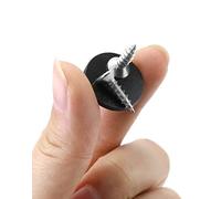 QWORK® 100PCS Aimant Adhesive - 20mm x 2mm - Plaque Aimantée Rondes pour la Tenue de Photos, d'Affiches ou de Notes