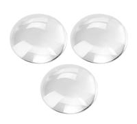 QWORK® 100Pcs Cabochons en Verre, Dos Plat, pour le Bricolage et la Fabrication de Bijoux (12 mm)