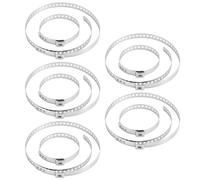 QWORK® 10PCS Collier Soufflet Cardan Universel - Acier Inoxydable - 20mm-50mm et 50mm-120mm